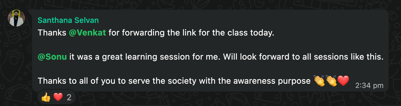 Community Feedback 5